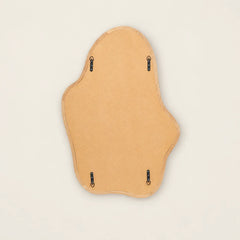 Naura Wall Mirror with hand-stitched beads