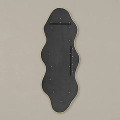 Osric Wall Mirror, tall antique brass mirror