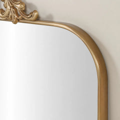 Marcel Mirror, arched European-inspired wall mirror