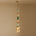 Wood & Glass Shikhara Pendant
