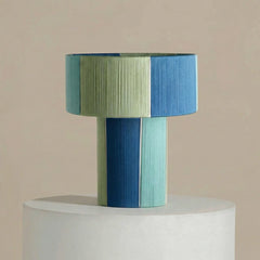 Colorful striped Table Lamp by Fig Living