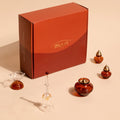 Muun Diya Gift Box - Short Diya + Glass Bell + Kalash Collection