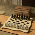 Just the Two of Us Chess Board