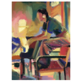 Fauvist Portrait 1 - Fine Art Giclee Print