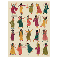 Hula in a Sari Art Print