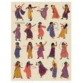 Hula in a Sari (Colour 5) Fine Art Print
