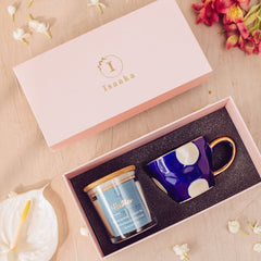 Candle and cup gift box by Isaaka Collections