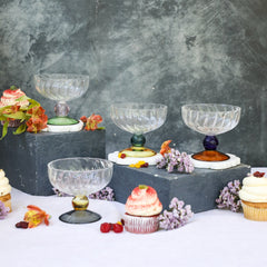 Dessert Rainbow Bowls, set of 4