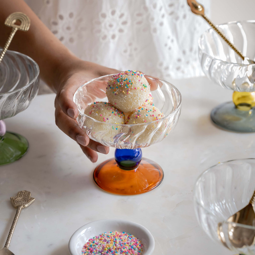 Rainbow Bowls made of high-quality glass