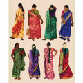 Saris of South India 1 - Art Print
