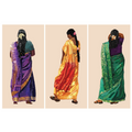 Saris of South India 2 Set 1 – Fine-Art Print Set