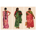 Saris of South India 2 Set 4 - Contemporary Art Prints