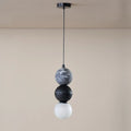 Lagori Black Marble Painting Hanging Lamp