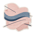 Woolen Handtufted Carpet - Rosé Motion
