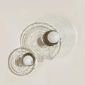 Ripple Textured Alabaster Stone Wall Sconce / Wall Light
