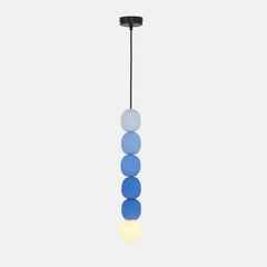 Beads Hanging Pendant Light, Blow Gradient tones mounted on celling