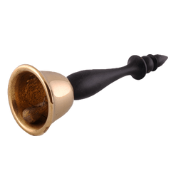 Pooja bell made of brass and wood
