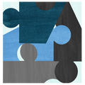 Blue Grey Pattern