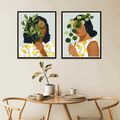 Botany Portrait Wall Art Set