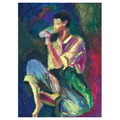 Fauvist Drinker - Giclee Art Print