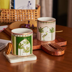 2 Lady Mystique Coffee Mug Set with contemporary design, making it a stylish choice for thoughtful gifting