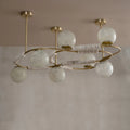 Virga Gold Chandelier