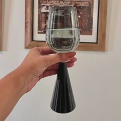 Video of Black Wine Glass by Glass Forest