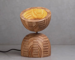 Video of Swivelling Table Lamp showing adjustable swivel shade on top
