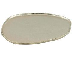 Decorative Belem Aluminium Tray in gold color 