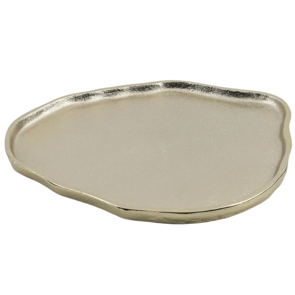 Gold metallic tray