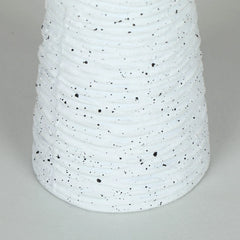 Statara White Candle Holder (Set of 2), matte white concrete finish bottom view