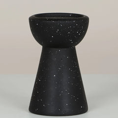 Statara Black Candle Holder (Set of 2), black tea light holders
