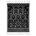 Wool Hand Tufted Carpet _Walter Black / White
