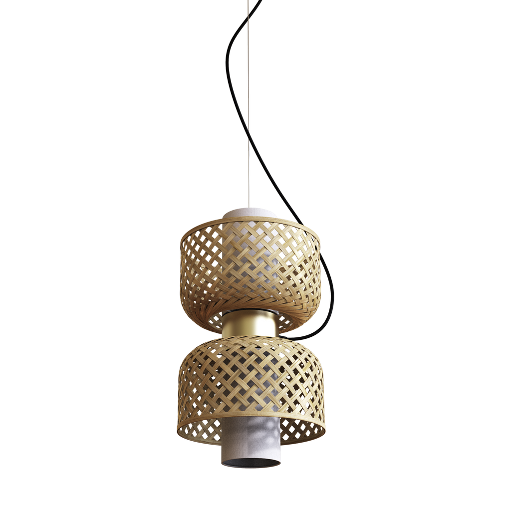 Metamorphosis Pendant Lamp H-008BB\ Wall light\ Ceiling light\ Wall hanging light\ Wall lamp\ Bedroom light\ Living room light\ Office light\ Bamboo lamp\ Brass finish