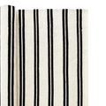 Cotton HandWoven Rug_White & Black Stripe