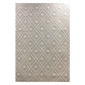 Woolen Handwoven Loop Rug_Argyle Diamond
