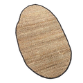 Hemp Handwoven Rug _ Oval
