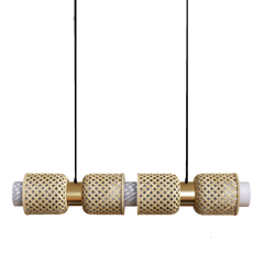 Metamorphosis Bamboo Pendant Lamp in natural color.