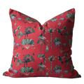 Crimson Palm Forest Print