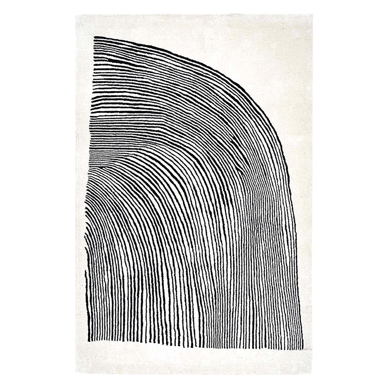 Monochrome Wool Rug – The Living Influence