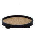 Podium Round Tray L (Black)