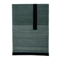 Hemp & Wool Hand knotted Carpet_Linear Grey