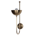 J Wall Sconce Brass Dome