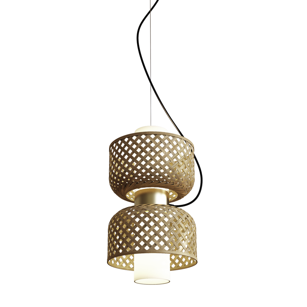 Metamorphosis Pendant Lamp H-008BB\ Wall light\ Ceiling light\ Wall hanging light\ Wall lamp\ Bedroom light\ Living room light\ Office light\ Bamboo lamp\ Brass finish