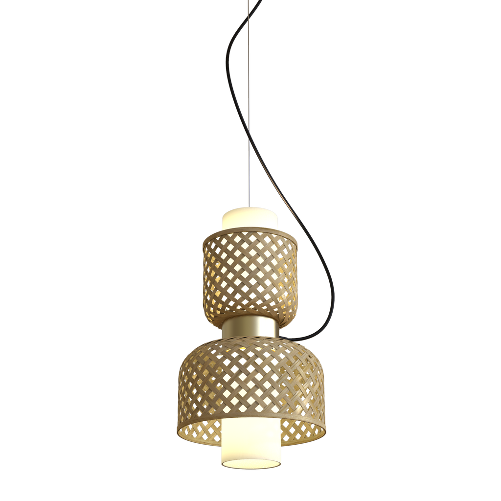 Metamorphosis Pendant Lamp H-016DB\ Wall light\ Ceiling light\ Wall hanging light\ Wall lamp\ Bedroom light\ Living room light\ Office light\ Bamboo lamp\ Brass finish