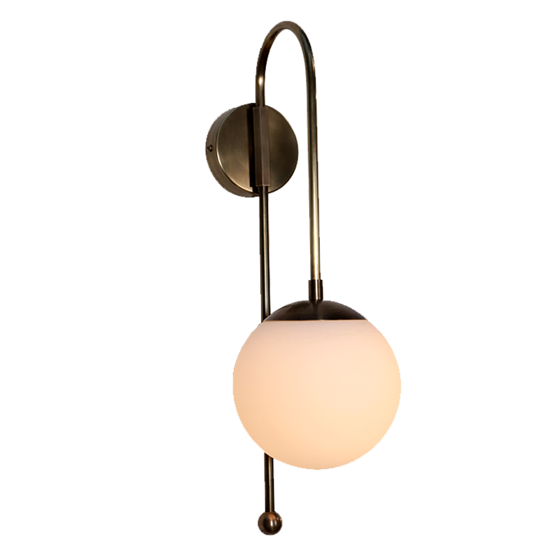 Wall Sconce with Glass Globe for your home decor