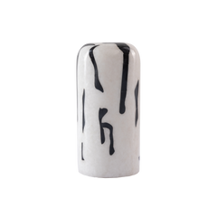 Black & White Marble Tea Light by Leviosa Design