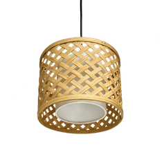 Mushroom Ceiling Pendant Lamp-crafted from durable resin and fabric for diffused glow