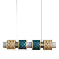 Light Made from sustainable bamboo in natural and blue color
