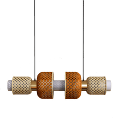 Metamorphosis Pendant Lamp\ Chandelier\ Wall light\ Ceiling light\ Wall hanging light\ Wall lamp\ Bedroom light\ Living room light\ Office light\ Bamboo lamp\ Brass finish